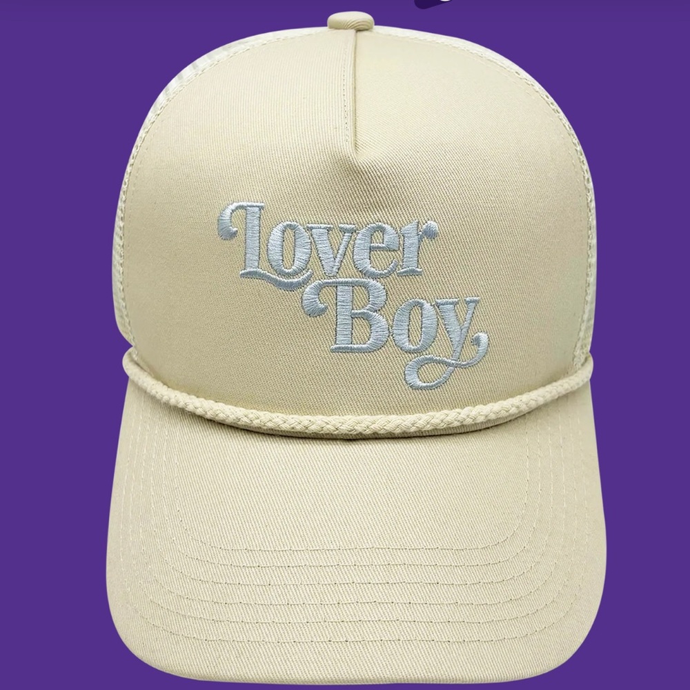 Loverboy Inc merchandise cream baseball cap BOAT HAT CHAMBRAY summer house